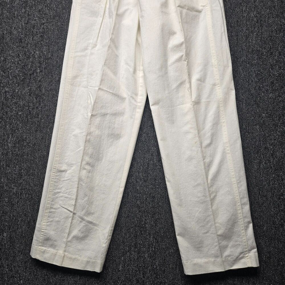 Petites Fundamental Things Vintage Women’s Pants 6 White High Rise NWT 24x28 - Picture 9 of 16